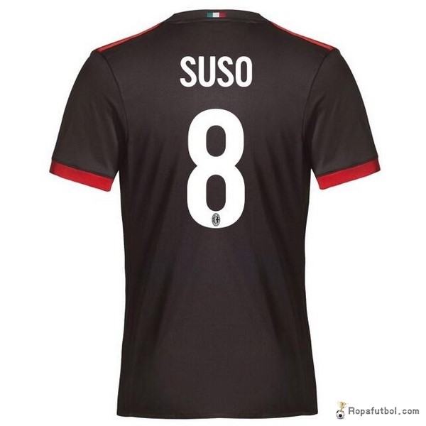 Camiseta AC Milan Replica Tercera Ropa Suso 2017/18